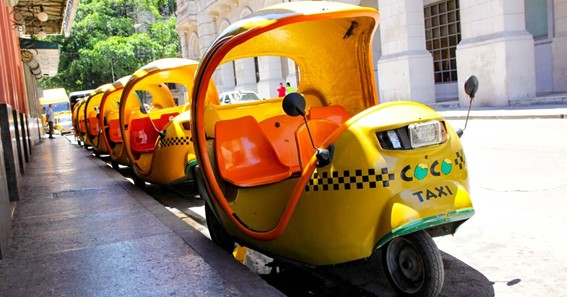 Coco Taxis In Cuba