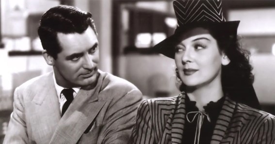 Cary Grant And Rosalind Russell
